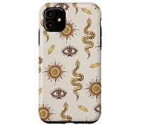 Celestial Snake Mystical Serpent Dark Academia Pattern Custodia per iPhone 11