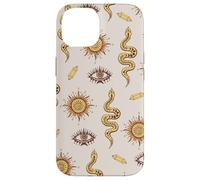 Celestial Snake Mystical Serpent Dark Academia Pattern Custodia per iPhone 14