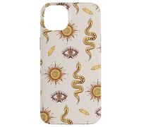 Celestial Snake Mystical Serpent Dark Academia Pattern Custodia per iPhone 14 Plus