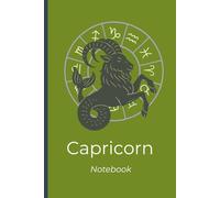 Celestial Spirit: Blank Lined Notebook for Relentless Capricorn Energy | 6x9 Astrology Journal for Ambitious Women, Teens & Men for School, Office, Manifesting, Gratitude or Daily Notes