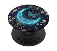 Celestial Sun and Moon Vintage Aesthetic Mystical Boho PopSockets PopGrip Adesivo