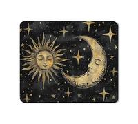 Celestial - Tappetino protettivo per lavatrice e asciugatrice, motivo luna e sole, motivo notte stellata, antiscivolo, impermeabile, per lavanderia, 50 x 61 cm