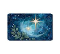 Celestial - Tappetino scolapiatti per bancone della cucina, in gomma assorbente, motivo: notte stellata, tappetino scolapiatti in pelle sintetica per proteggere il bancone della cucina, 30,5 x 50,8 cm