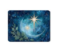 Celestial - Tappetino scolapiatti per bancone della cucina, in gomma assorbente, motivo: notte stellata, tappetino scolapiatti in pelle sintetica per proteggere il bancone della cucina, 45,7 x 61 cm