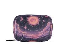 Celestial Tarot Moon Medical Bag con scomparti staccabili conveniente Travel Pill Organizer