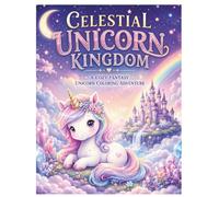 Celestial Unicorn Kingdom: Cozy Fantasy Coloring Book Filled with Magical Unicorns, Celestial Castles, Dreamy Clouds & Crystal Kingdoms