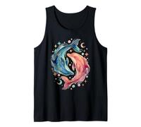 Celestial Watercolor Dolphin Animal Sea Life Canotta