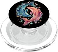 Celestial Watercolor Dolphin Animal Sea Life PopSockets PopGrip per MagSafe