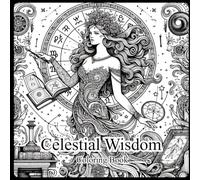 Celestial Wisdom: A Dark Academia Horoscope Coloring Book