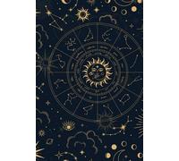 Celestial Zodiac Notebook: Mystical Astrology Journal with Constellations, Suns & Moons | 120-Page Notebook