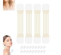 Celestica Instant Neck Tape, Face Neck Lifting Tape Invisible, Lift Tapes Invisible Behind Necks, for Special Events & Makeup-Friendly Use, for Face Jaw (4Pcs)