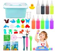 CelestiMingle Magic Water Elf, Kit Creativo 3D Magic Gel con Formine Colorato Creatura Marina, Acqua Gel DIY Sea Life Creature, Giocattolo Acquatico Fatto a Mano per Ragazzi e Ragazze