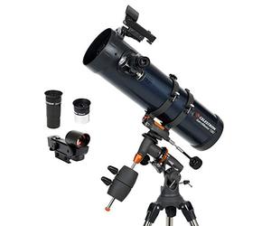Celestron 31042 AstroMaster 114EQ Telescopio riflettore newtoniano, blu scuro