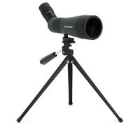 Celestron 52422 LandScout 60mm Cannocchiale ad angolo rinforzato in gomma, ottica completamente rivestita, oculare zoom 12-36x, treppiede da tavolo e adattatore per smartphone, Verde