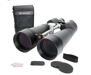 Celestron 71017 SkyMaster 25x100 mm, binocolo a prisma di Porro con lenti multistrato, vetro a prisma BaK-4 e custodia per il trasporto, nero