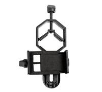 Celestron 81035 Adattatore base per smartphone- Compatibile con telescopi, binocoli, cannocchiali e microscopi, cattura di immagini e video con l’oculare, Nero