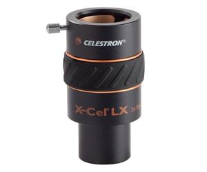 Celestron 93428 1,25’’ X-Cel LX Lente di Barlow 3x, Nero