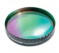 Celestron 93624 Filtro a banda stretta Oxygen III 2" Isola le linee di ossigeno emesse da pianeti e nebulose a emissioni, elimina gli aloni non naturali colorati intorno alle stelle luminose, Nero