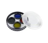 Celestron Filtri oculari 94119-10 1,25'' 4 pz – giallo(12), arancione(21), blu(80A), densità neutra