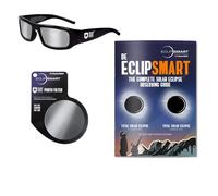 Celestron EclipSmart Kit osservazione/immagini eclissi solari 3 pezzi. Occhiali solari, filtro fotocamera, guida eclissi. Filtri conformi norme di sicurezza internazionali per l’osservazione solare