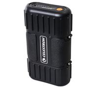 Celestron 18763 PowerTank Lithium LT Batteria per telescopio - Alimentazione portatile ricaricabile 12V per telescopi computerizzati con capacità di 8 ore / 73,3 Wh e 1 porta USB, Nero