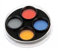 Celestron Filtri oculari 94119-10 1,25'' 4 pz – giallo(12), arancione(21), blu(80A), densità neutra