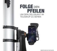 Celestron 22482 StarSense Explorer 150mm Telescopio dobsoniano da tavolo con abilitazione smartphone - La app StarSense aiuta a trovare nebulose, pianeti e altro - Compatibile con iPhone/Android