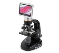 Celestron 44347 TetraView LCD Microscopio digitale touchscreen, Ingrandimento 40x-400x, Nero/Argento