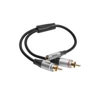 celexon adattatore audio 0,25 m 2x Cinch a jack stereo 3,5 mm M/F - serie Professional