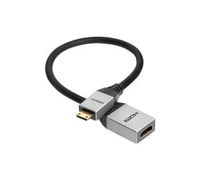 celexon adattatore M/F Mini HDMI a HDMI con Ethernet - 2.0a/b 4K 0,25m - Professional Line