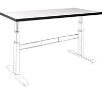 celexon HPL piano di lavoro 150 x 75 cm, colore bianco