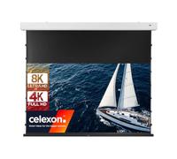 celexon Premium Plus GREYVISION - Schermo motorizzato a contrasto 110", 243 x 137 cm, 16:9, silenzioso, elettrico, 8 K, 4 K, Full HD, posizionamento flessibile del proiettore in Home Theater & Casa