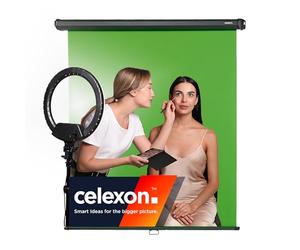celexon Rollo Chroma Key Green Screen 200 x 190cm