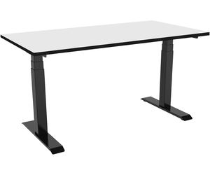 celexon- scrivania elettrica regolabile in altezza Professional eAdjust-58123, nera, incluso piano HPL 175 x 75 cm