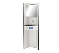 celexon serie igiene- colonna 180 basic con dispenser per mascherine incluso- bianco