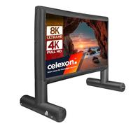 celexon Tela gonfiabile per esterni, professionale, INF 100", 222 x 125 cm, 16:9, per eventi pubblici e proiezioni 4 K/8 K, in giardino, con pompa ad aria elettrica e borsa per il trasporto