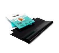 CELI&GO Foglio per BBQ - Confezione da 4 fogli per grill riutilizzabili, lavabili, antiaderenti, privi di PFOA, evita la contaminazione incrociata, dimensioni foglio 60 x 40 cm