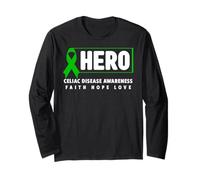 Celiac Disease Hero - Maglietta per la sensibilizzazione sulla malattia celiaca Maglia a Manica
