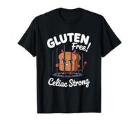Celiachia Senza glutine Forte intolleranza al glutine Celiachia Maglietta
