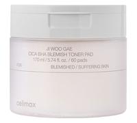 Celimax Ji Woo Gae Cica BHA Blemish Exfoliating Face Pads - 60 pezzi
