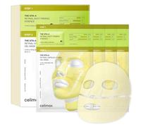 celimax The Vita-A Retinal Shot Tightening 2-Step Gel Mask (4ea) | Maschera Hydrogel, 0,01% Retinale, 3% Matrixyl 3000 Maschera Viso E Collo Pantenolo & Peptide, Cura Notturna Rassodante, Pori