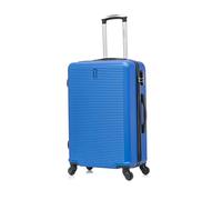 CELIMS - Valigia Media 20 kg Rigida a 4 Ruote Leggera | Valigia da Stiva 65cm | Lucchetto Integrato | ABS | Trolley Medio 65cm con 4 Ruote | Blu