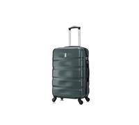 CELIMS - Valigia Media 20 kg Rigida Verde Scuro Leggera | Valigia da Stiva 65cm Donna | Lucchetto Integrato | ABS | Trolley Medio 65cm con 4 Ruote
