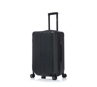 CELIMS - Valigia Media 65 cm con ripiani | Lucchetto TSA | ABS ultra-resistente | Ruote 360° | Nero