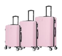 CELIMS - Valigie leggere approvate da 100+ compagnie aeree per un viaggio in tutta fiducia, rosa pallido, Set 3 pièces, Set 3 pezzi
