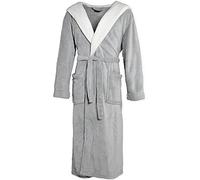 Celinatex, Accappatoio/Vestaglia per Adulti, con Cappuccio, in Pile Morbido e Confortevole, MOD. Texas, Grigio, S