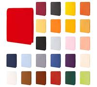 CelinaTex Aqua Lenzuolo Elasticizzato Letto Contenitore Letto ad Acqua Cotone Elastan 120x200-130x220 cm Rosso