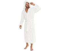 CelinaTex Florida Accappatoio, Microfibra, Bianco, XXXL