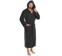 CelinaTex Florida Accappatoio, Microfibra, Nero, s