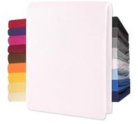 CelinaTex Lucina lenzuolo elasticizzato cotone 200x200-200x220 cm bianco neve